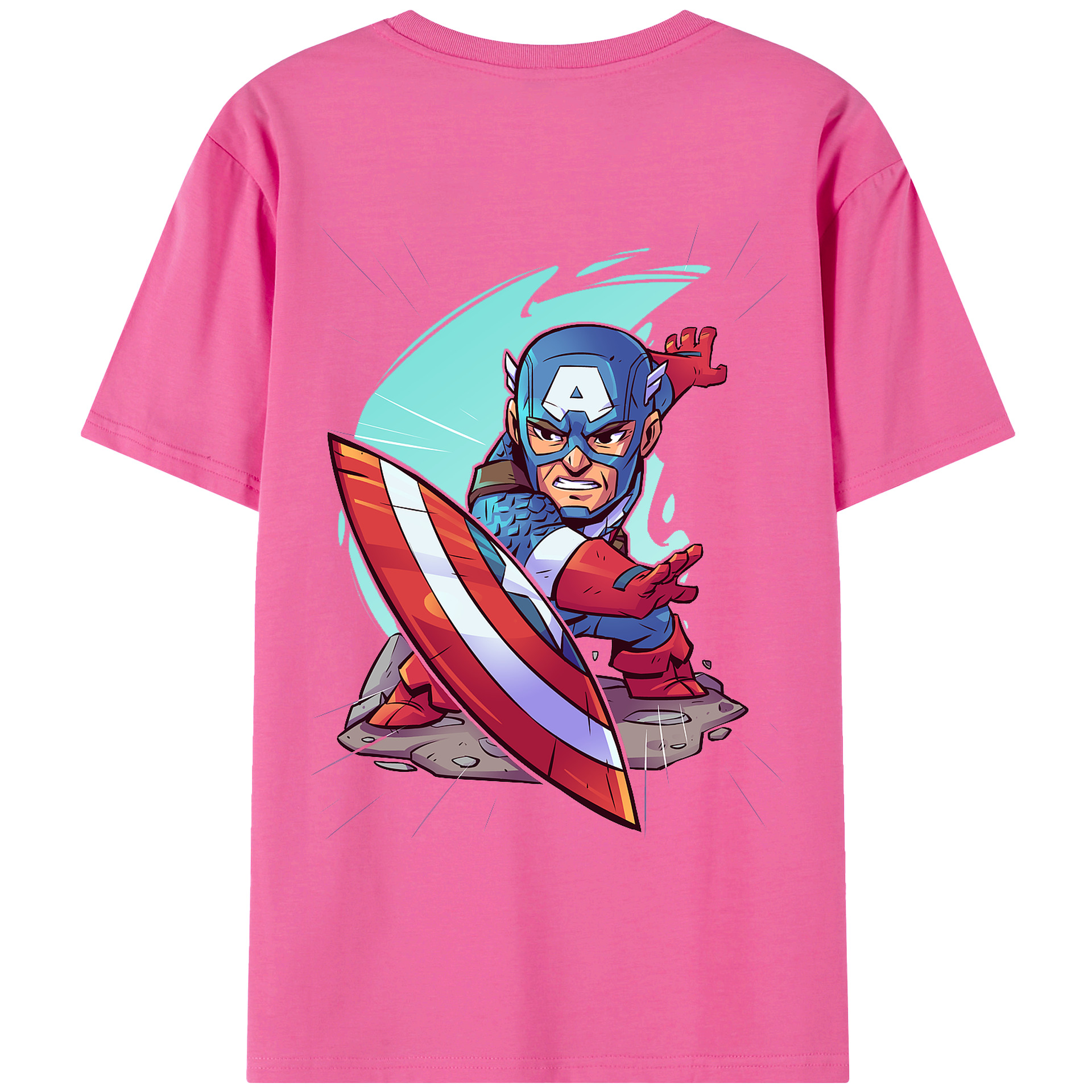 （画像用） アベンジャーズ The Avengers レディース半袖Tシャツ(バックプリント)